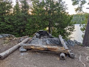 view from fire pit