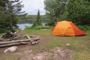 View from rear of campsite