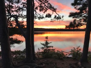 Horse Lake sunset point
