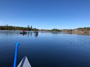 Ice on Seagull Lake