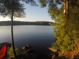 Looking across Little Trout