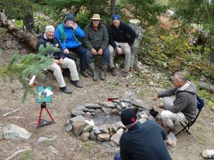 Campsite #521 Protected Fire Pit