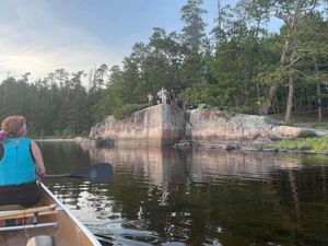 Pirates Cove camp from the water