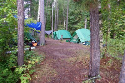 Campsite #625 Tent Pads