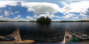 Bittersweet Lake Near Trapper's Cabin Campsite