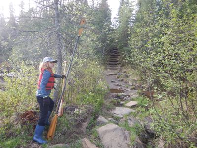 1st portage on Cross river