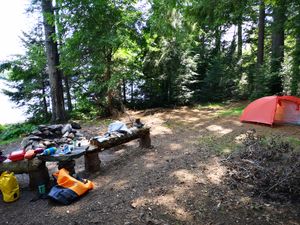 campsite proper