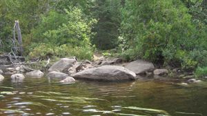 Horseshoe-Allan portage south landing