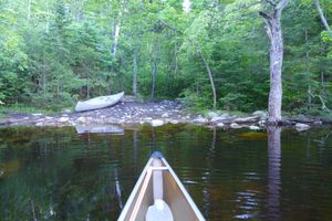 Bottle portage, western end