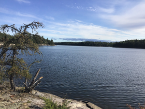 Campsite 3x on Bloodvein River