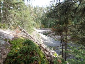 Falls along Bloodvein River