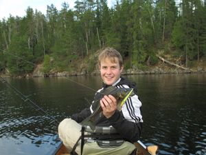 First walleye of the trip!