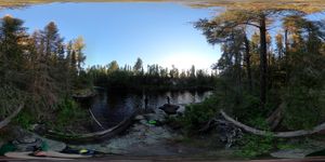 Fast Water on Lake Two