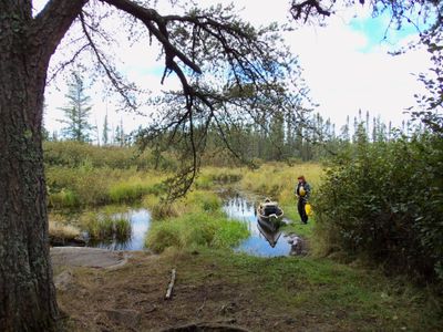 Portage landing