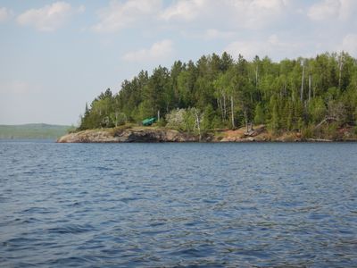 Gabi island camp view