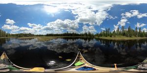 Nearing the portage to Chase