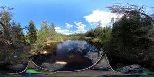 Portage on the Frost River