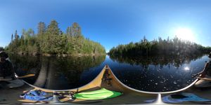 Narrows to Fente Lake