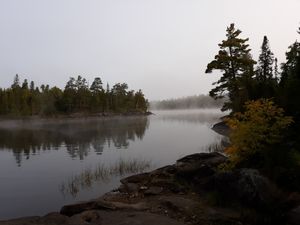 Morning mist campsite 1719