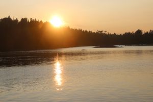 Sunset from the campsite