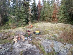 Campsite 5C on Knox Lake