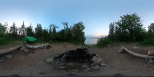 Campsite in the Evening