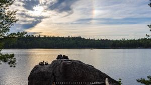 Camp on Home Lake