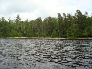 Amber Lake Camp from the Water