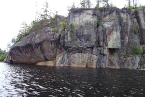 Pictograph cliffs