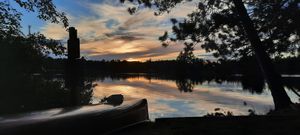 Manitowish Lake sunset
