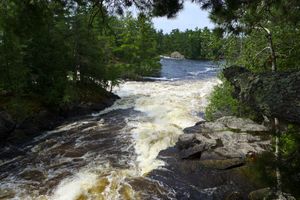 Lower basswood falls - lower section