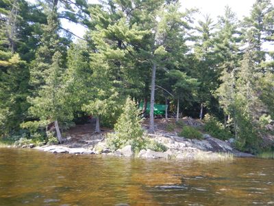 view of camp from lake