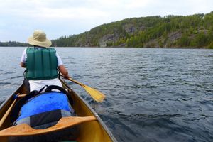 Paddling on kekekabic