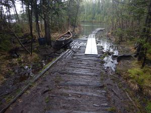 Lizz Lake landing