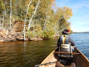 Paddling Moose Lake