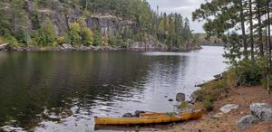 View across the lake