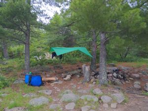 Campsite #1840, view onshore