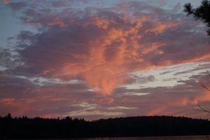 Sunset from campite #11