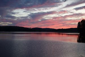 Sunset from campite #11