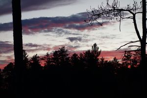 Sunset from campite #11