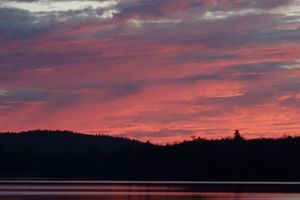 Sunset from campite #11