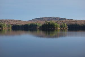 Islands on the lake