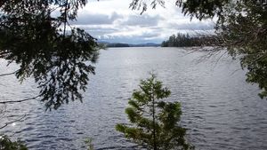View of the lake from site #2