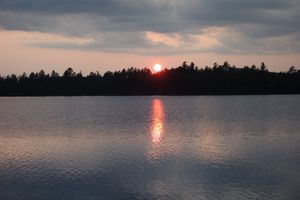 Sunset from site #18