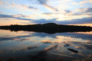 Sunset on Rock Pond