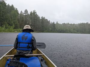 Hard rain at the Bottle-Iron boundary