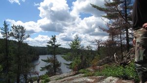 Basswood River clouds