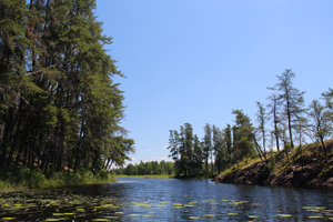 Approaching Jackfish Bay