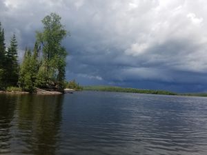 Running from the storm