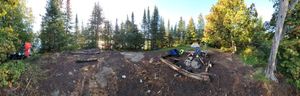 Campsite pano